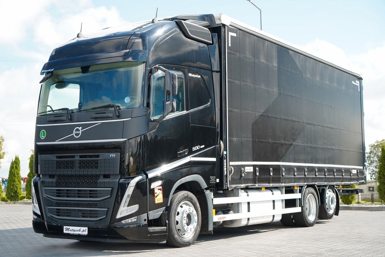 Volvo FH 500 / I-SAVE / TANDEM PRZEJAZDOWY / 2023 / K - Camion cu prelată: Foto 3 Volvo FH 500 / I-SAVE / TANDEM PRZEJAZDOWY / 2023 / K - Camion cu prelată: Foto 3