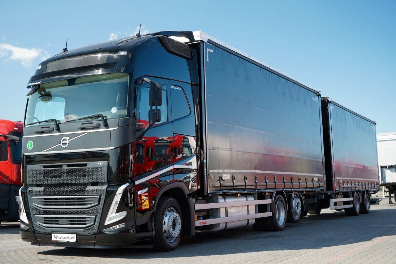 Volvo FH 500 / I-SAVE / XL / ZESTAW TANDEM PRZEJAZDOWY - Camion cu prelată: Foto 2 Volvo FH 500 / I-SAVE / XL / ZESTAW TANDEM PRZEJAZDOWY - Camion cu prelată: Foto 2