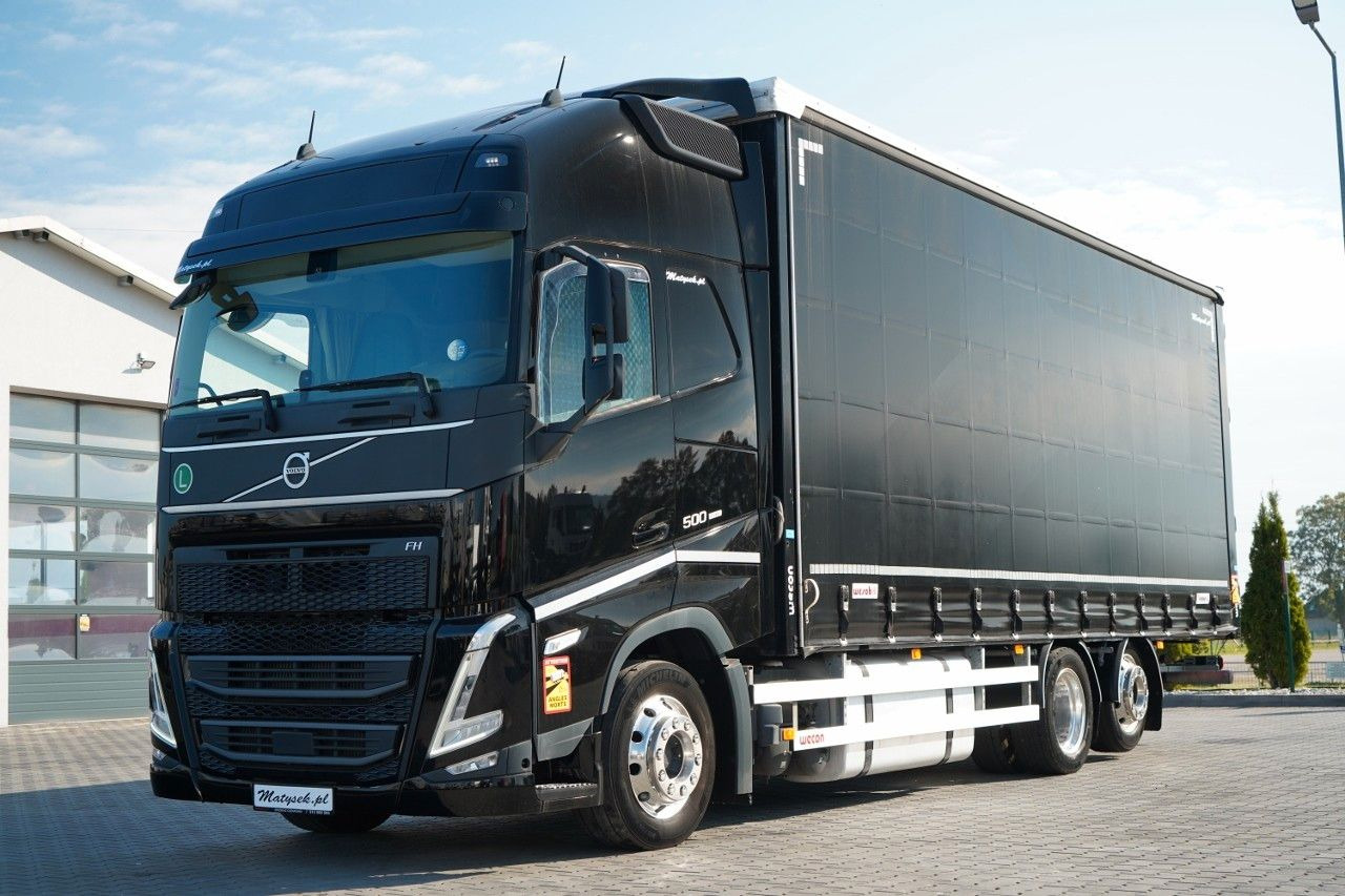 Volvo FH 500 / MEGA / ZESTAW TANDEM PRZEJAZDOWY 120 M3 - Camion cu prelată: Foto 1 Volvo FH 500 / MEGA / ZESTAW TANDEM PRZEJAZDOWY 120 M3 - Camion cu prelată: Foto 1