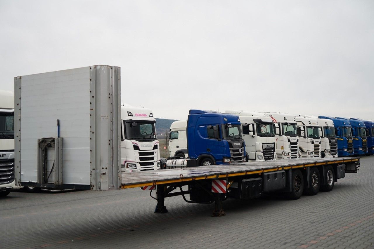 ZASŁAW PLATFORMA NISKOPODWOZIOWA + HAKI PODKONTENERY - Semiremorcă platformă: Foto 5 ZASŁAW PLATFORMA NISKOPODWOZIOWA + HAKI PODKONTENERY - Semiremorcă platformă: Foto 5