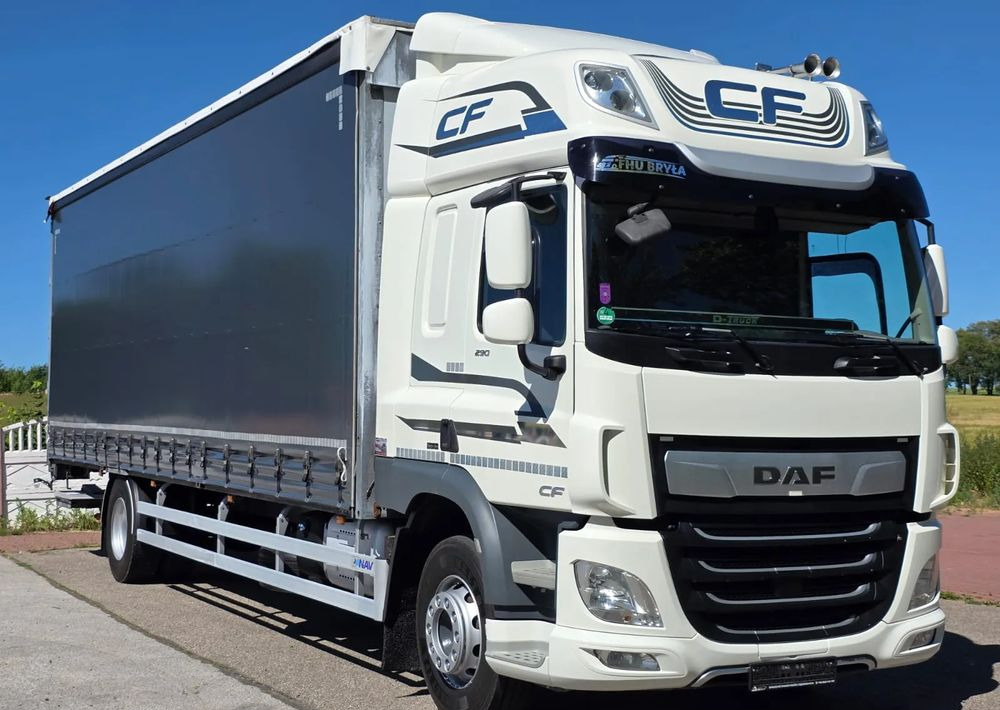 DAF CF290/CF320/FIRANKA/WINDA DHOLLANDIA / E6/JEDEN WŁAŚCICIEL/SPROWADZONY/22PALETY/2019/PODNOSZONY DACH/ JAK NOWY - Camion cu prelată: Foto 1 DAF CF290/CF320/FIRANKA/WINDA DHOLLANDIA / E6/JEDEN WŁAŚCICIEL/SPROWADZONY/22PALETY/2019/PODNOSZONY DACH/ JAK NOWY - Camion cu prelată: Foto 1