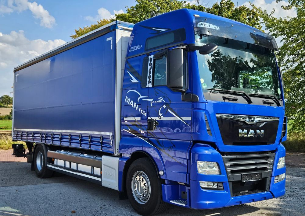 MAN TGX 18.430 / FIRANKA / WINDA / KLIMA POSTOJOWA / 300TYŚ PRZEBIEG / 2020 /E6 / KLIMA POSTOJOWA / SPROWADZONY / JAK NOWY / AUTOMAT - Camion cu prelată: Foto 1 MAN TGX 18.430 / FIRANKA / WINDA / KLIMA POSTOJOWA / 300TYŚ PRZEBIEG / 2020 /E6 / KLIMA POSTOJOWA / SPROWADZONY / JAK NOWY / AUTOMAT - Camion cu prelată: Foto 1