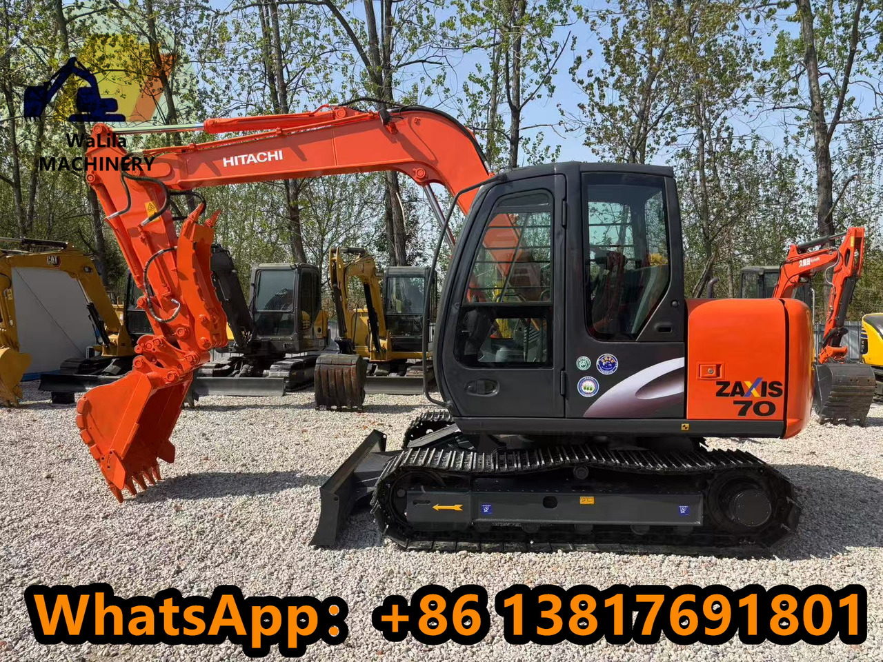 HITACHI Zx70 - Mini excavator: Foto 1 HITACHI Zx70 - Mini excavator: Foto 1