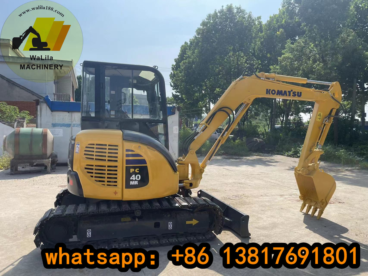 KOMATSU PC 40 MR-3 - Mini excavator: Foto 1 KOMATSU PC 40 MR-3 - Mini excavator: Foto 1