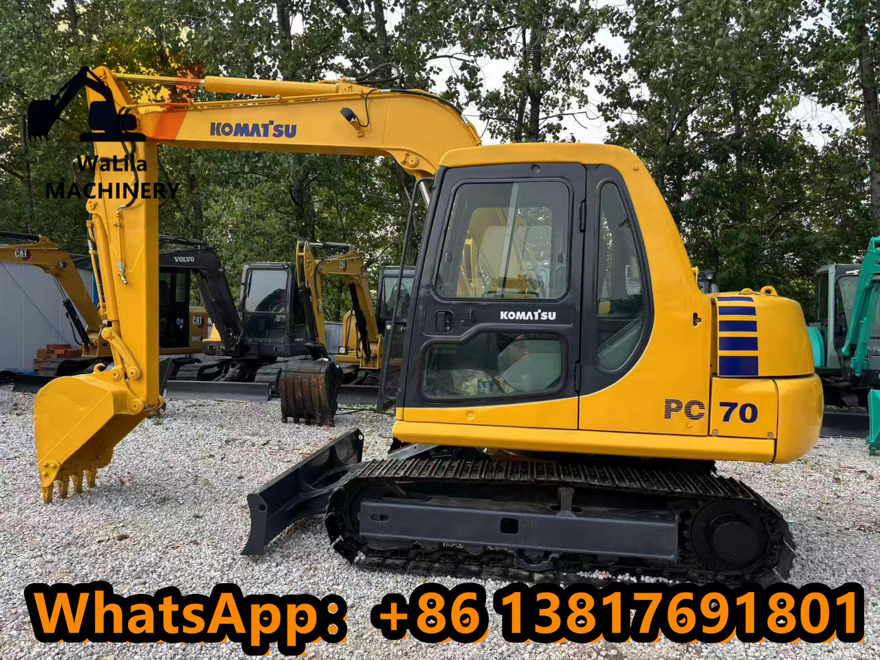 KOMATSU PC70 - Mini excavator: Foto 1 KOMATSU PC70 - Mini excavator: Foto 1