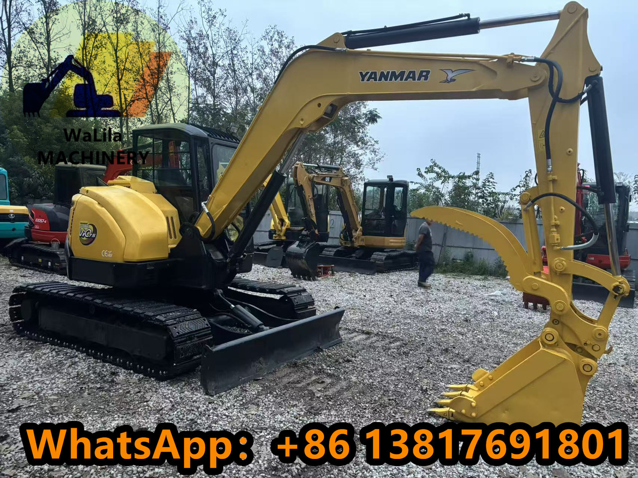 YANMAR VIO75 - Mini excavator: Foto 4 YANMAR VIO75 - Mini excavator: Foto 4