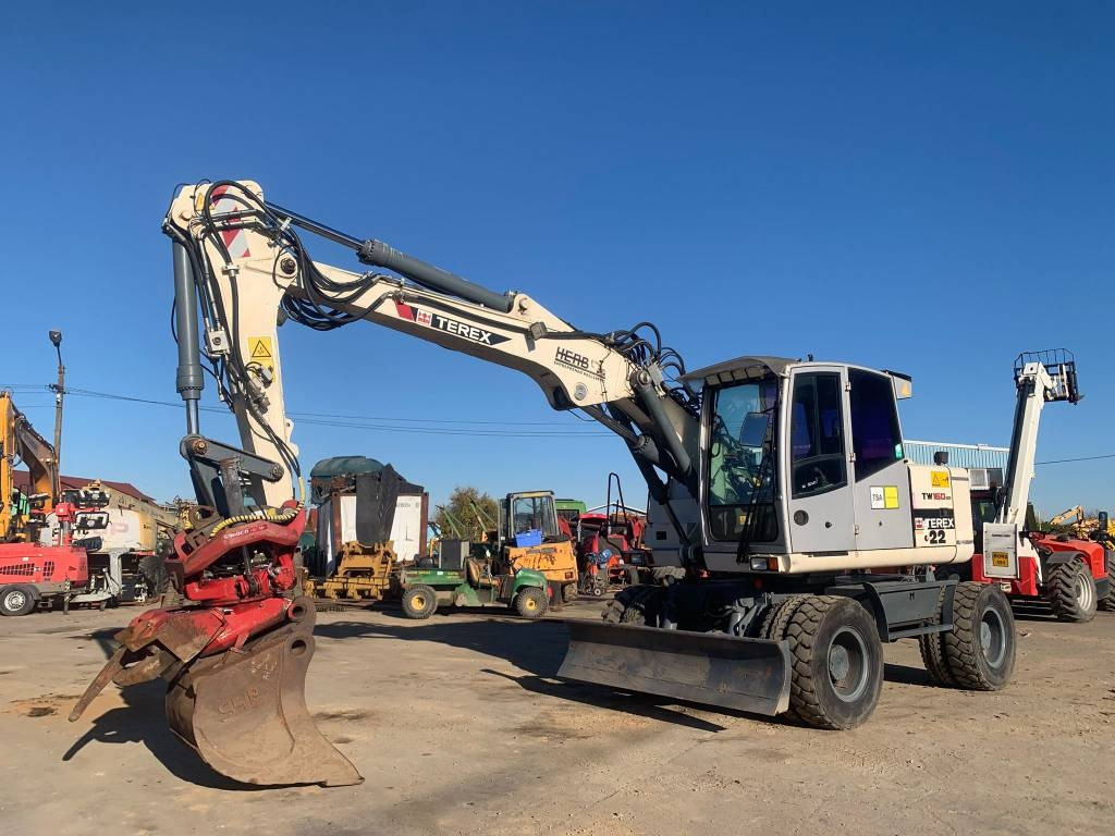 Terex TW160SR+Sandco Rototilt - Excavator pe roţi: Foto 1 Terex TW160SR+Sandco Rototilt - Excavator pe roţi: Foto 1