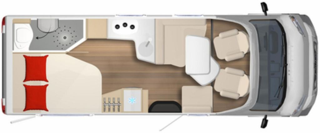 Autorulotă semi-integrată nou Bürstner Limited T 660: Foto 1