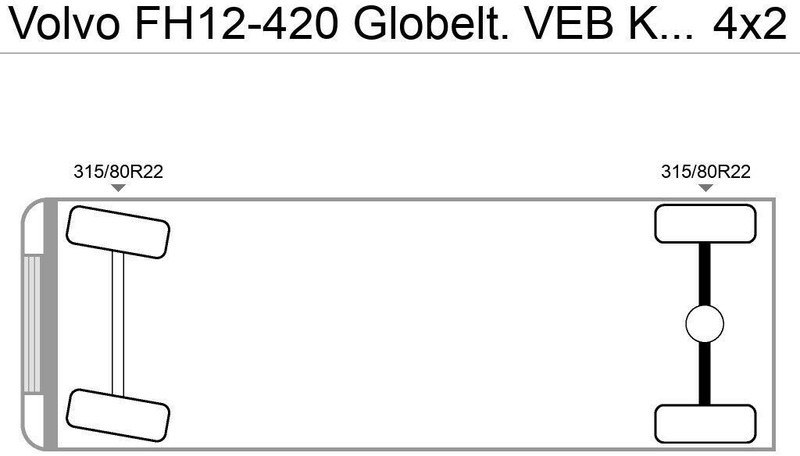 Volvo FH12-420 Globelt. VEB Klima Kipphydraulik - Cap tractor: Foto 5 Volvo FH12-420 Globelt. VEB Klima Kipphydraulik - Cap tractor: Foto 5