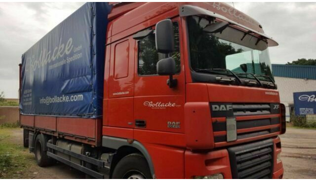 DAF 105-410 XF Plane Spriegel German Truck - Camion cu prelată: Foto 1 DAF 105-410 XF Plane Spriegel German Truck - Camion cu prelată: Foto 1