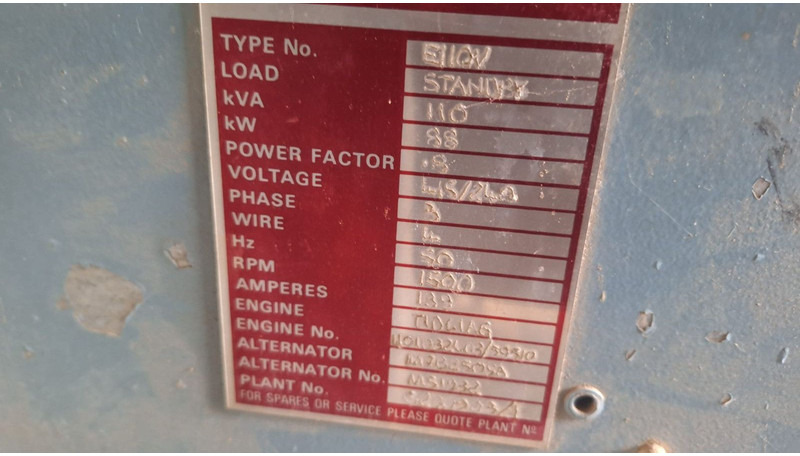 Eurocomach Stromaggregat KVA110 - Generator electric: Foto 5 Eurocomach Stromaggregat KVA110 - Generator electric: Foto 5
