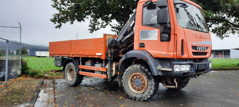 Iveco ML110-220 4x4 mit Kran+Funk - Camion platformă, Camion cu macara: Foto 1 Iveco ML110-220 4x4 mit Kran+Funk - Camion platformă, Camion cu macara: Foto 1