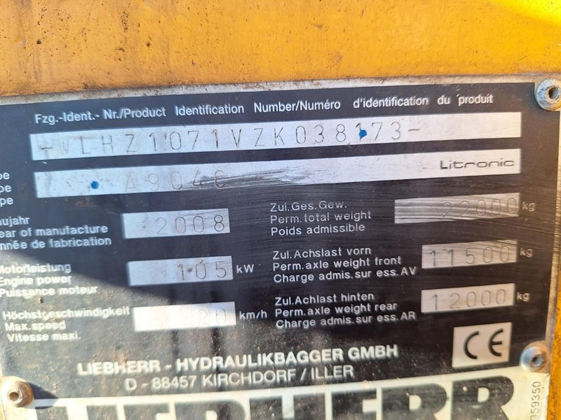Leasing de Liebherr A904C Umschlagbagger Greifer +Magnetvorbereitun Liebherr A904C Umschlagbagger Greifer +Magnetvorbereitun: Foto 11