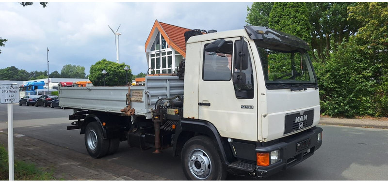 MAN 10.163 Kipper mit Kran+Greifer - Camion basculantă: Foto 4 MAN 10.163 Kipper mit Kran+Greifer - Camion basculantă: Foto 4