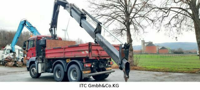MAN 26.440TGS Kipper+Kran Meiller/Stahl - Camion basculantă, Camion cu macara: Foto 4 MAN 26.440TGS Kipper+Kran Meiller/Stahl - Camion basculantă, Camion cu macara: Foto 4