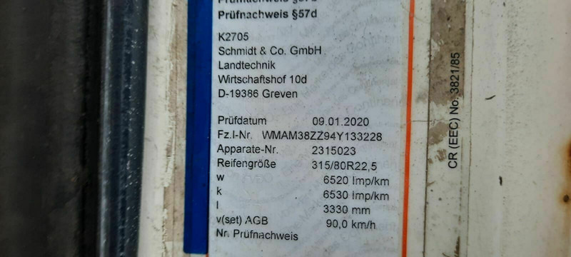 Camion container de gunoi MAN ME 18.250PS Absetzkipper Meiller/Aufbau /Tele: Foto 8