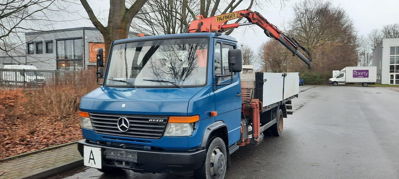 Mercedes-Benz 814 Pritsche mit Kran+Greifer - Camion platformă, Camion cu macara: Foto 3 Mercedes-Benz 814 Pritsche mit Kran+Greifer - Camion platformă, Camion cu macara: Foto 3