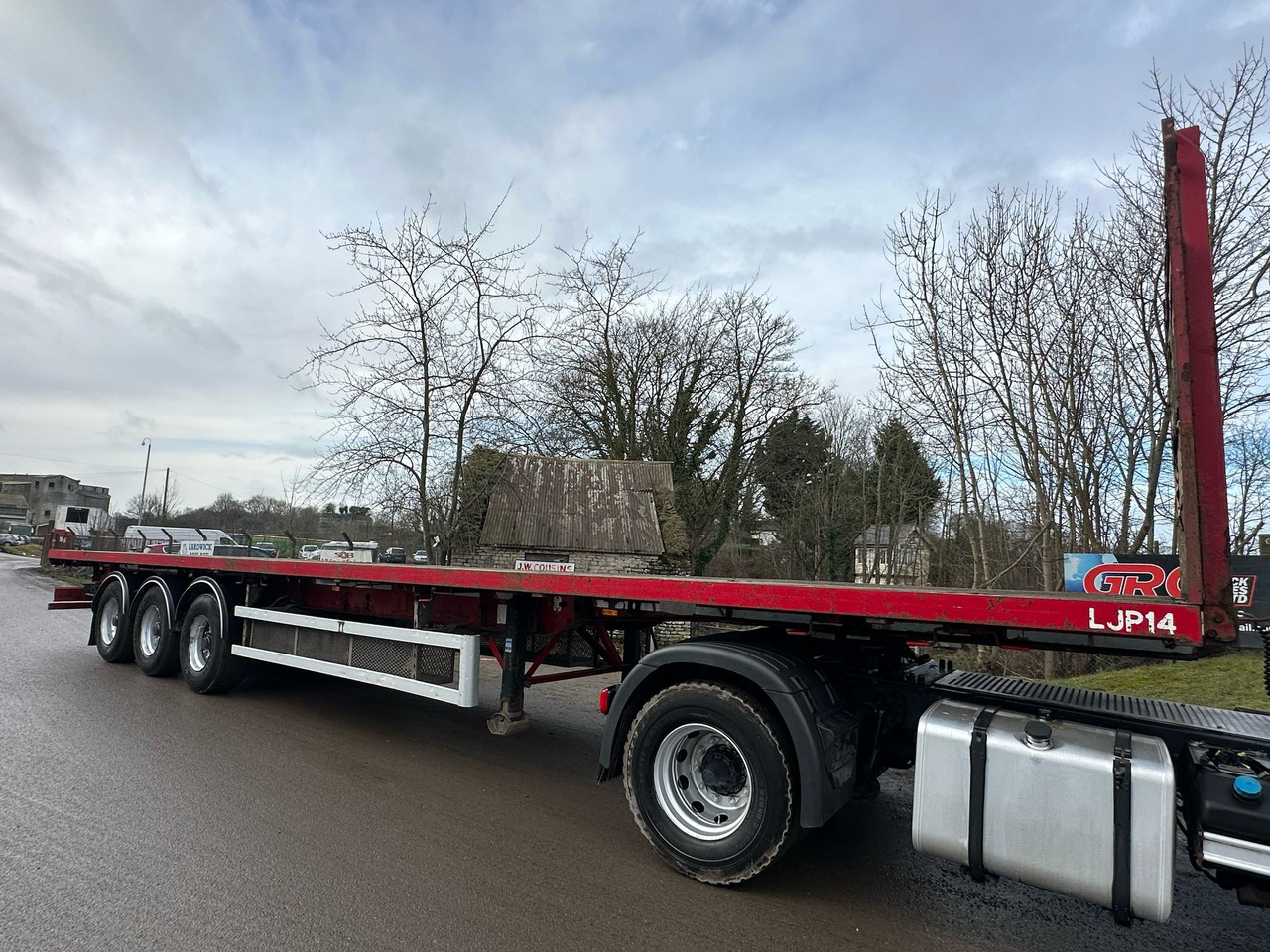 SDC triaxle Trailer - Semiremorcă platformă: Foto 4 SDC triaxle Trailer - Semiremorcă platformă: Foto 4