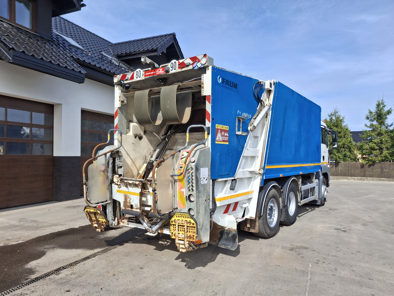 MAN MAN TGS 28.360 Śmieciarka Müllwagen Garbage Truck FAUN 3 Osie - Autogunoiere: Foto 5 MAN MAN TGS 28.360 Śmieciarka Müllwagen Garbage Truck FAUN 3 Osie - Autogunoiere: Foto 5