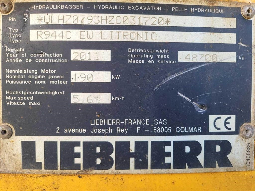 Excavator pe şenile Liebherr R944C EW LITRONIC: Foto 14 Excavator pe şenile Liebherr R944C EW LITRONIC: Foto 14