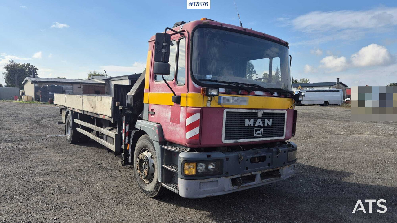 1997 MAN 18.224 - Camion platformă, Camion cu macara: Foto 5 1997 MAN 18.224 - Camion platformă, Camion cu macara: Foto 5
