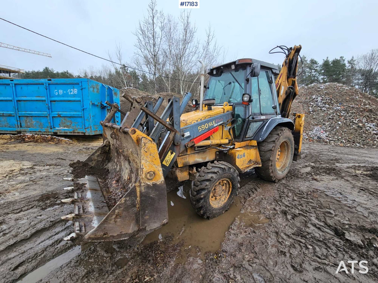 Backhoe loader CASE 590 Super LE PLUS (2000) - Buldoexcavator: Foto 1 Backhoe loader CASE 590 Super LE PLUS (2000) - Buldoexcavator: Foto 1