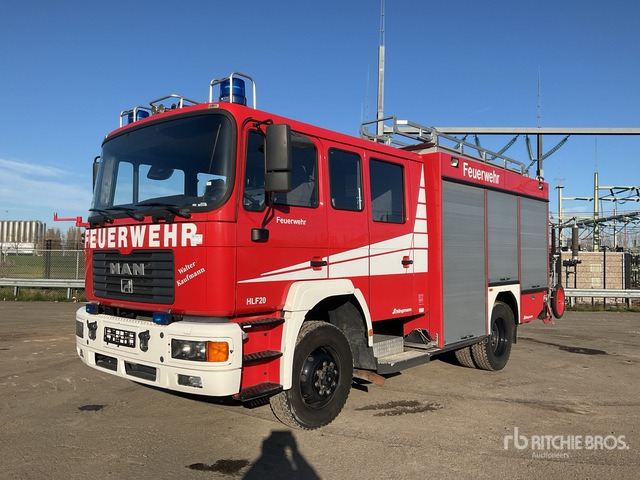 2001 MAN 14.284 MA-LF 4x4 Crew Cab Fire Truck - Autospeciala de stins incendii: Foto 1 2001 MAN 14.284 MA-LF 4x4 Crew Cab Fire Truck - Autospeciala de stins incendii: Foto 1