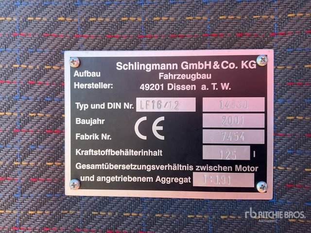 2001 MAN 14.284 MA-LF 4x4 Crew Cab Fire Truck - Autospeciala de stins incendii: Foto 5 2001 MAN 14.284 MA-LF 4x4 Crew Cab Fire Truck - Autospeciala de stins incendii: Foto 5