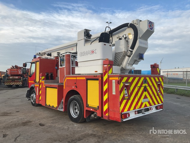 2009 Renault Midlum 280 4x2 C/W 2009 Gimaex 280 Boom Lift Fire Truck - Autospeciala de stins incendii: Foto 4 2009 Renault Midlum 280 4x2 C/W 2009 Gimaex 280 Boom Lift Fire Truck - Autospeciala de stins incendii: Foto 4