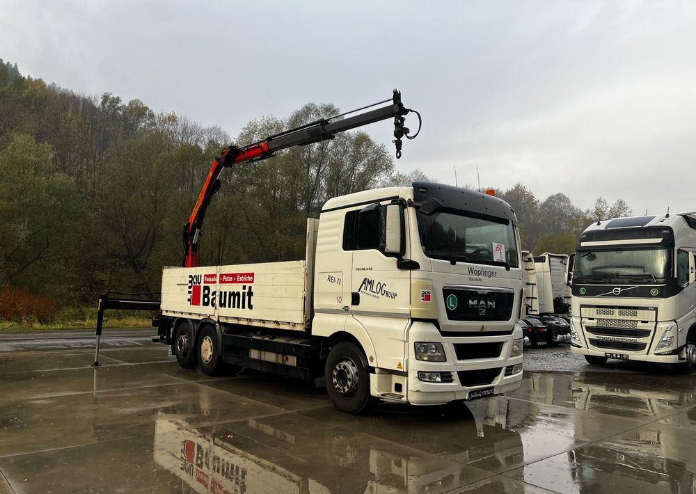 MAN TGX 26.440 // 2009 // Palfinger PK 12001EH Radio // Oś skrętna i podnoszona // - Camion platformă, Camion cu macara: Foto 3 MAN TGX 26.440 // 2009 // Palfinger PK 12001EH Radio // Oś skrętna i podnoszona // - Camion platformă, Camion cu macara: Foto 3