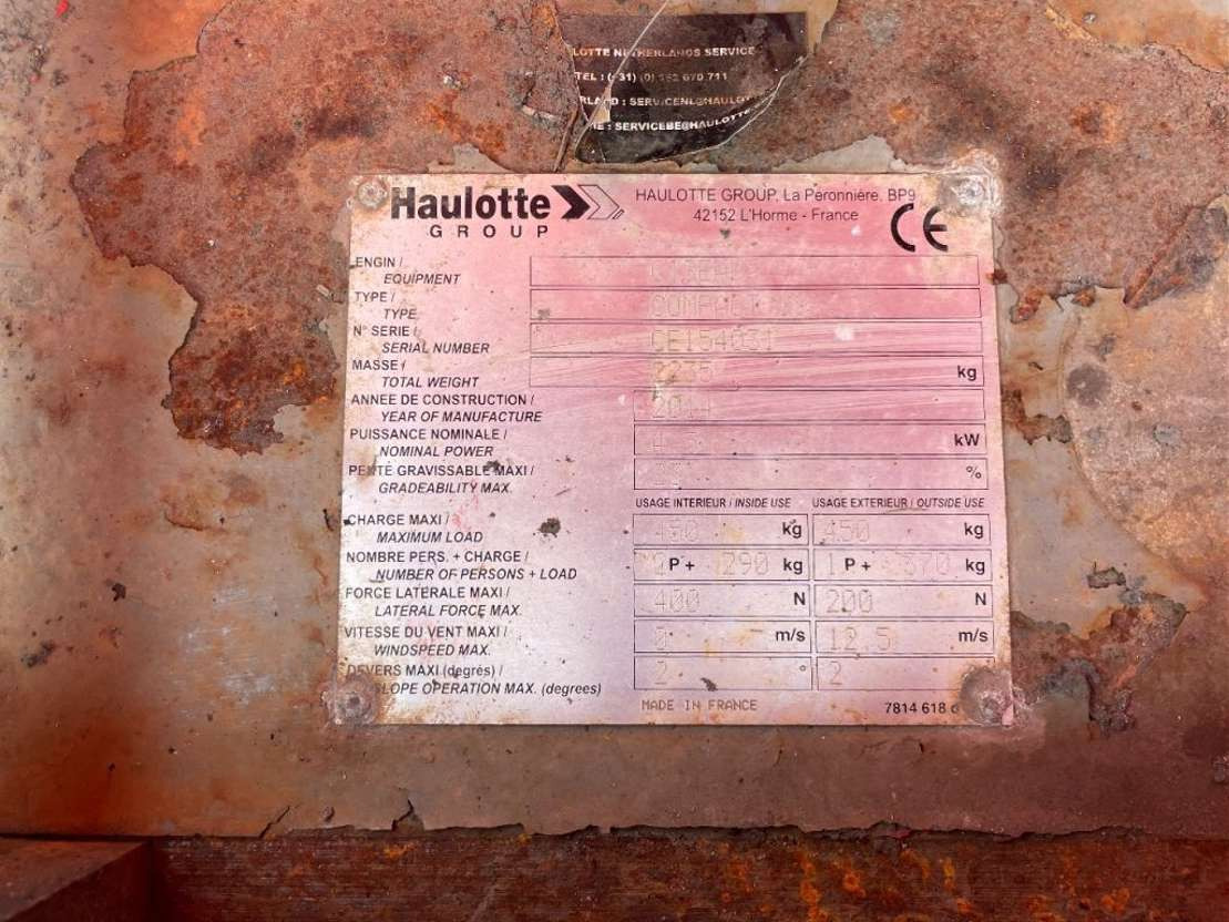 Haulotte Compact 10 - Platforma foarfeca: Foto 5 Haulotte Compact 10 - Platforma foarfeca: Foto 5