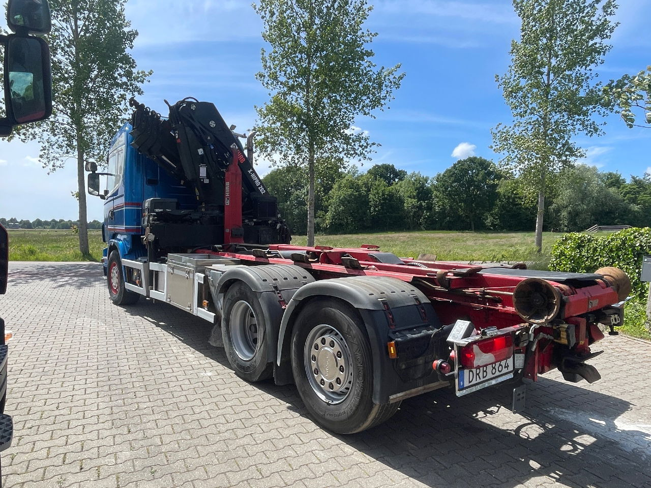 Scania R480 with hiab hookloader and hiab 262 EP5 with remote crane 2019 - Camion transport containere/ Swap body, Camion cu macara: Foto 3 Scania R480 with hiab hookloader and hiab 262 EP5 with remote crane 2019 - Camion transport containere/ Swap body, Camion cu macara: Foto 3