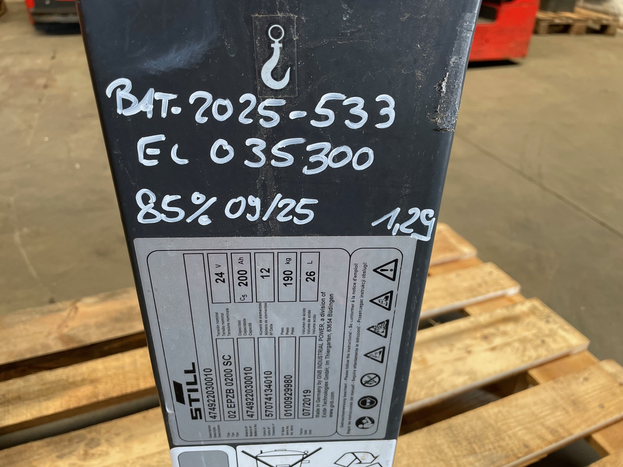 Exide 24 Volt I 2EPzB 200 - Acumulator pentru Stivuitor: Foto 5 Exide 24 Volt I 2EPzB 200 - Acumulator pentru Stivuitor: Foto 5