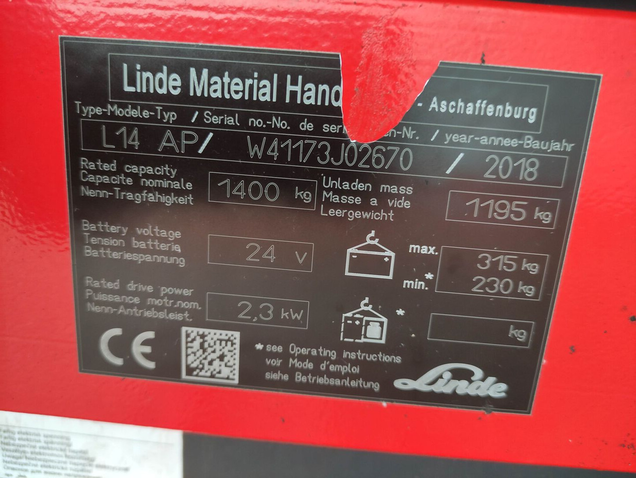 Linde L14 APi - Transpalet la mare înălţime: Foto 5 Linde L14 APi - Transpalet la mare înălţime: Foto 5