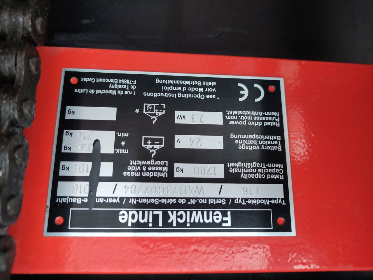 Linde L16-1173 (LACK NEU) - Transpalet la mare înălţime: Foto 5 Linde L16-1173 (LACK NEU) - Transpalet la mare înălţime: Foto 5