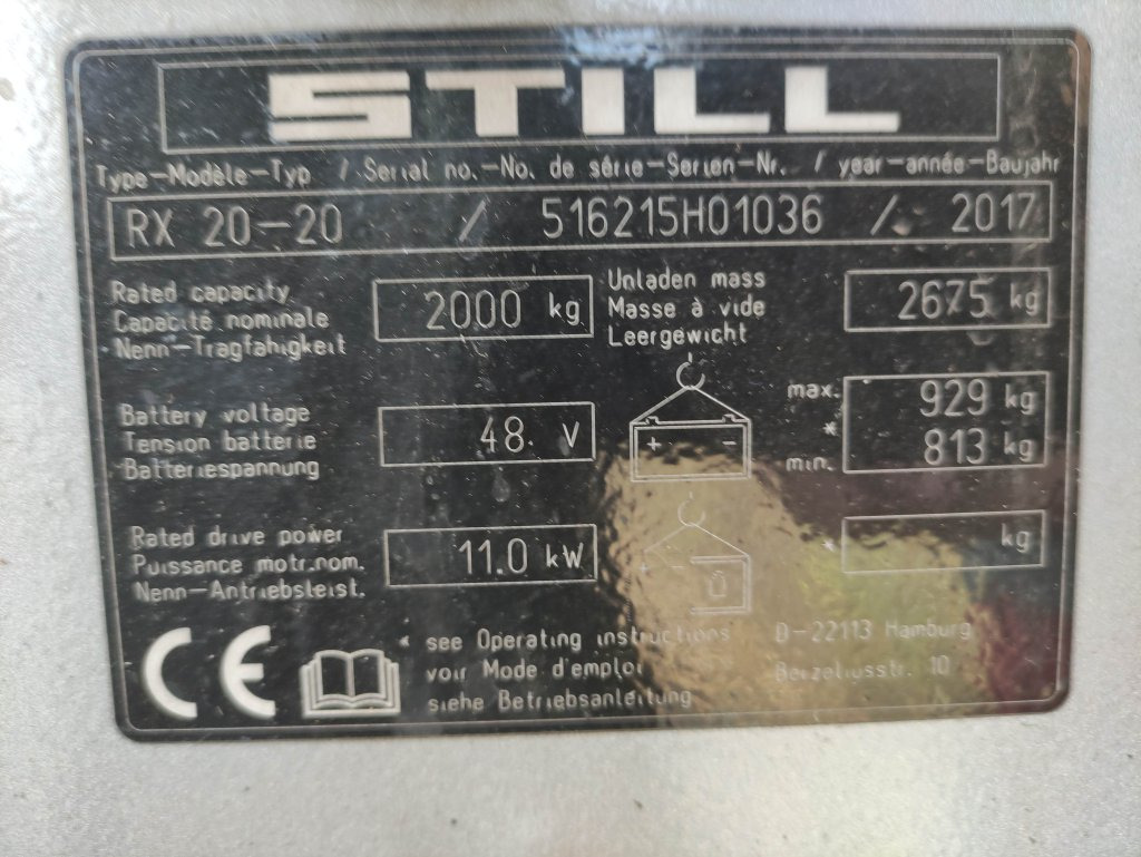Electrostivuitor Still RX20-20: Foto 6