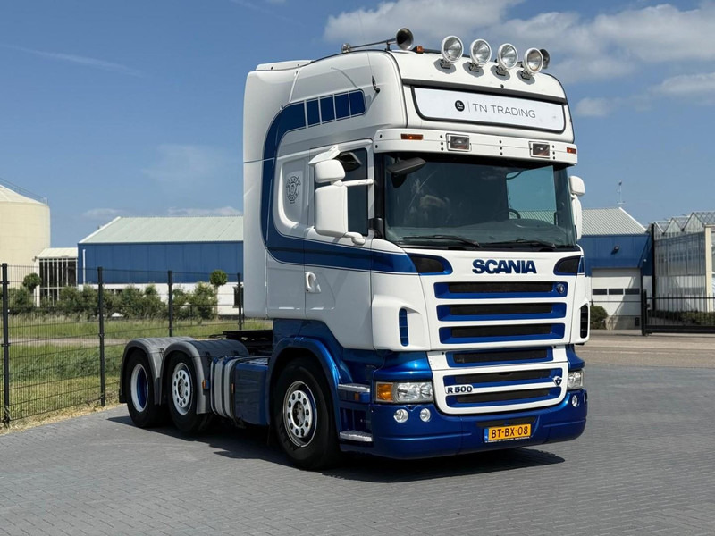 Scania R 500 A 6X2/4 STEERING PUSHER, MANUEL, RETARDER, LEATHER, TOP. - Cap tractor: Foto 1 Scania R 500 A 6X2/4 STEERING PUSHER, MANUEL, RETARDER, LEATHER, TOP. - Cap tractor: Foto 1
