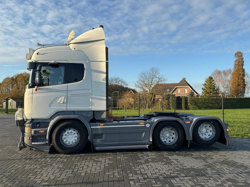 Cap tractor Scania R580 VOLLE SHOWTRUCK, VOLLUCHT, OPEN UITLAAT, INTERIEUR.: Foto 14