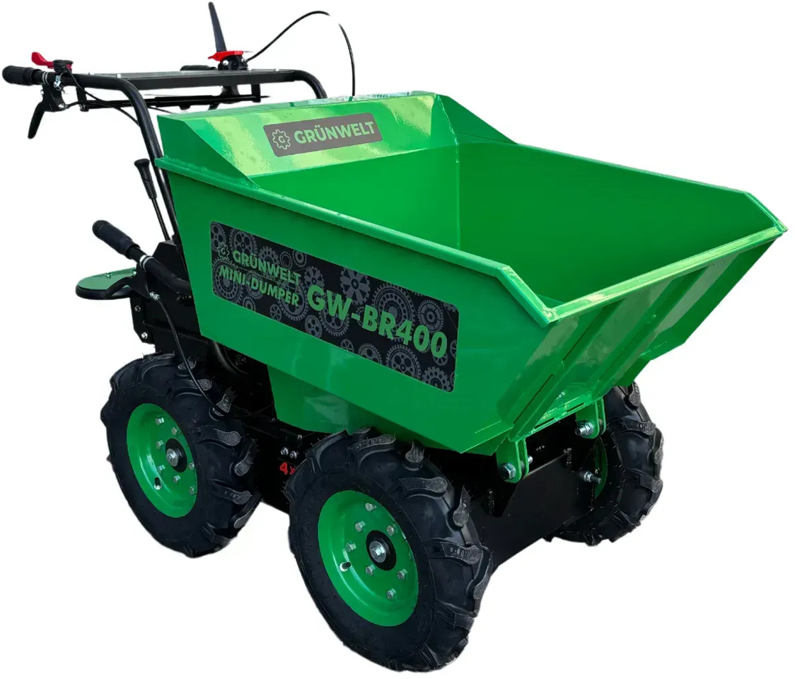 Miniwywrotka Grünwelt GW-BR400, Napęd 4x4, Wozidło budowlane, Transporter spalinowy, Dumper - Mini dumper: Foto 1 Miniwywrotka Grünwelt GW-BR400, Napęd 4x4, Wozidło budowlane, Transporter spalinowy, Dumper - Mini dumper: Foto 1
