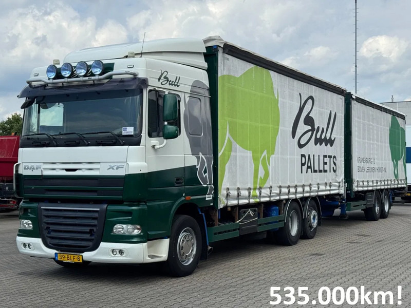 DAF XF 105 460 6x2*4 FAN Schuifzeilen Combi Doorlaadsysteem - Camion cu prelată: Foto 1 DAF XF 105 460 6x2*4 FAN Schuifzeilen Combi Doorlaadsysteem - Camion cu prelată: Foto 1
