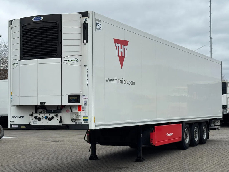 Krone Carrier Vector 1550 / Ov-Laadklep / Lift-As / Apk 11-2026! Low hours! - Semiremorcă frigider: Foto 1 Krone Carrier Vector 1550 / Ov-Laadklep / Lift-As / Apk 11-2026! Low hours! - Semiremorcă frigider: Foto 1