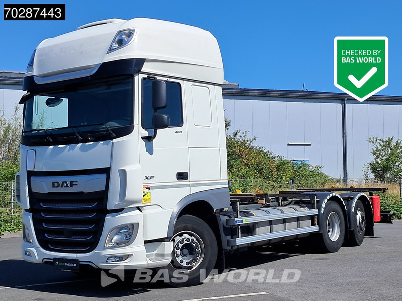 DAF XF 480 6X2 Automatic SSC FAN Retarder Lift+steering Axle Euro 6 - Camion transport containere/ Swap body: Foto 1 DAF XF 480 6X2 Automatic SSC FAN Retarder Lift+steering Axle Euro 6 - Camion transport containere/ Swap body: Foto 1