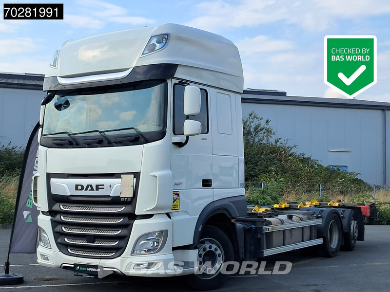 DAF XF 480 6X2 BDF 2xTanks Lift+lenkasche Automatic Retarder ACC Euro 6 - Camion transport containere/ Swap body: Foto 1 DAF XF 480 6X2 BDF 2xTanks Lift+lenkasche Automatic Retarder ACC Euro 6 - Camion transport containere/ Swap body: Foto 1