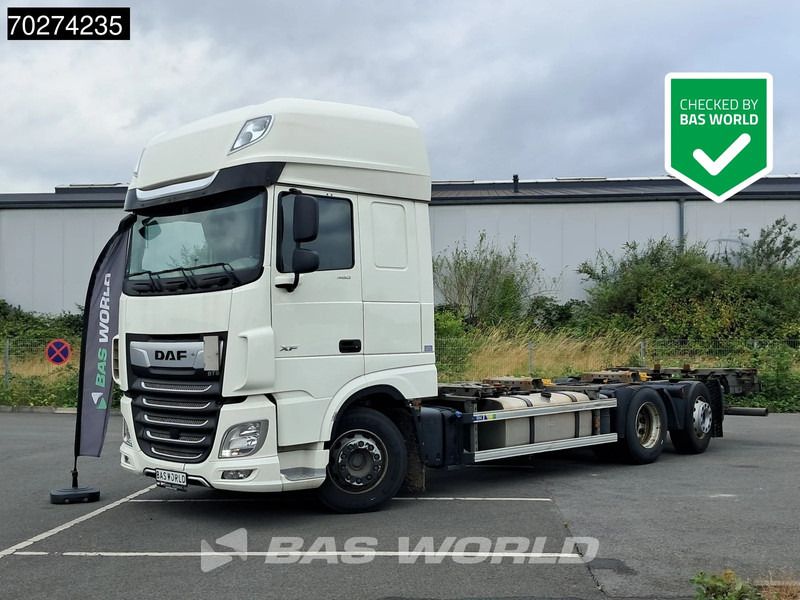 DAF XF 480 6X2 SSC FAN Retarder ACC Lift-Lenkachse LED Euro 6 - Camion transport containere/ Swap body: Foto 1 DAF XF 480 6X2 SSC FAN Retarder ACC Lift-Lenkachse LED Euro 6 - Camion transport containere/ Swap body: Foto 1