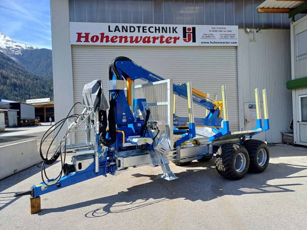 Binderberger RW 12 alpin mit BK 6-7000 S (20634) - Remorcă forestieră: Foto 1 Binderberger RW 12 alpin mit BK 6-7000 S (20634) - Remorcă forestieră: Foto 1