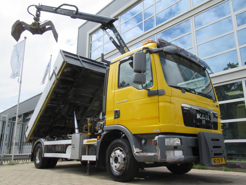 MAN 12.220 4X2 BB EEV + Palfinger PK4501 - Camion basculantă, Camion cu macara: Foto 2 MAN 12.220 4X2 BB EEV + Palfinger PK4501 - Camion basculantă, Camion cu macara: Foto 2