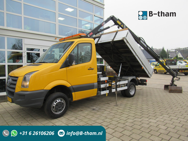 Volkswagen Crafter 50 2.5TDI 80KW HIAB 033 B-2 + Kipper Tipper - Camion basculantă, Camion cu macara: Foto 1 Volkswagen Crafter 50 2.5TDI 80KW HIAB 033 B-2 + Kipper Tipper - Camion basculantă, Camion cu macara: Foto 1
