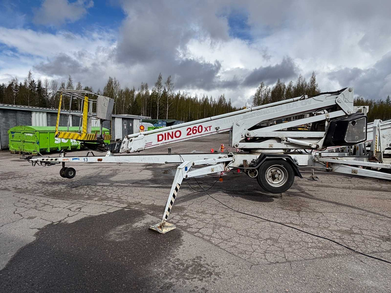 Trailer boom lift Dino 260XT - Nacela tractabila: Foto 2 Trailer boom lift Dino 260XT - Nacela tractabila: Foto 2