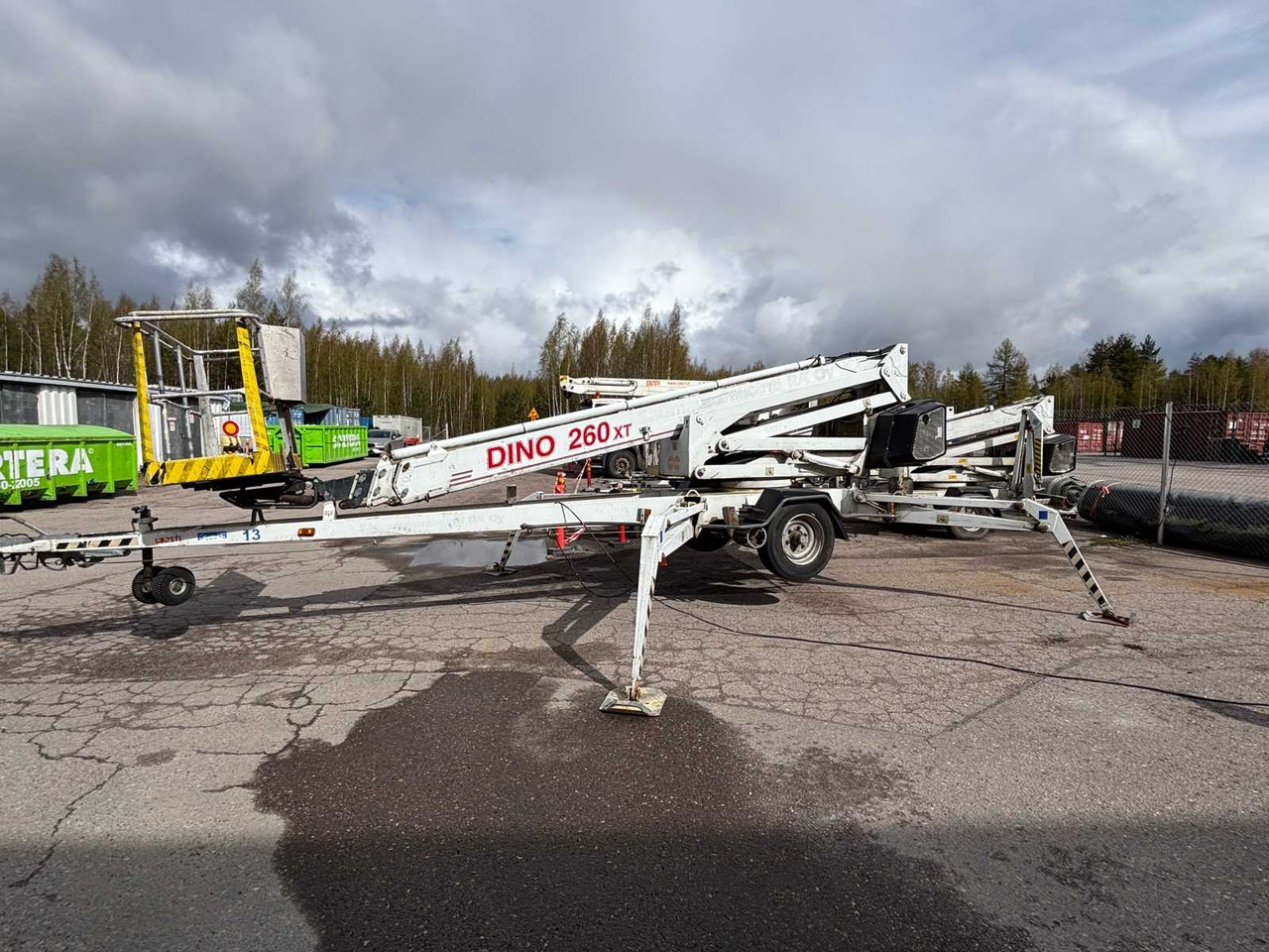 Trailer boom lift Dino 260XT - Nacela tractabila: Foto 1 Trailer boom lift Dino 260XT - Nacela tractabila: Foto 1