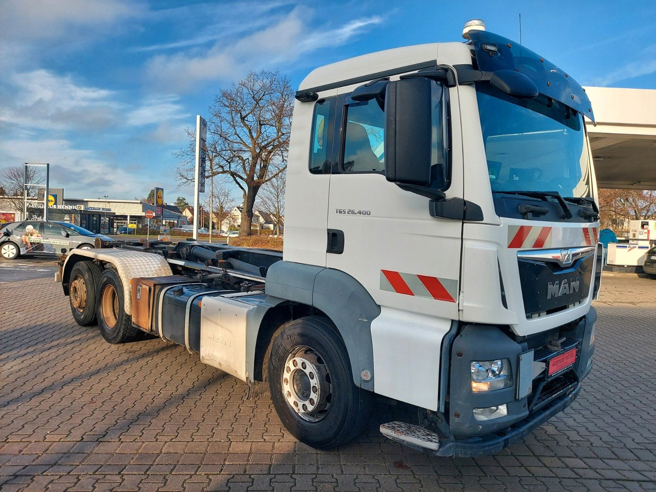 MAN 26.400 ABROLLER HIAB - Camion cu cârlig: Foto 3 MAN 26.400 ABROLLER HIAB - Camion cu cârlig: Foto 3